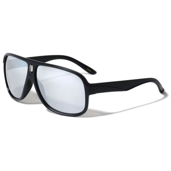 Sunglasses Men Silver Mirror Lens‎ Fashion Pilot UV400 Protection Retro Sports - Picture 1 of 3